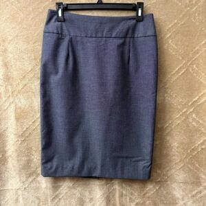 Mossimo Stretch Pencil Skirt Women's Size 6 Light Grey Business